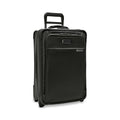 Briggs & Riley Essential 22" 2-Wheel Expandable Carry On - Luggage for Travel, Suitcases with Wheels, Softside Rolling Bag for Men & Women, Self-Repairing Zipper - Baseline Collection, Black