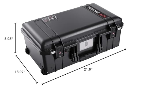 Pelican Air 1535 Travel Case - Carry On Luggage (Black)