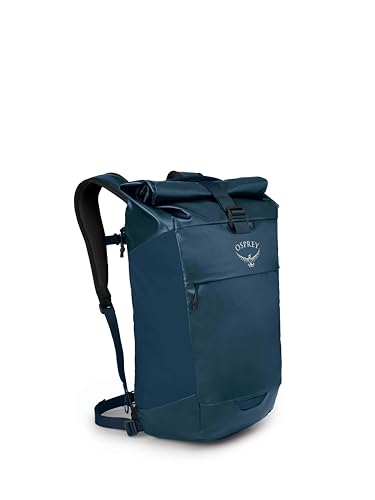 Osprey Transporter Roll Top Laptop Backpack, Venturi Blue
