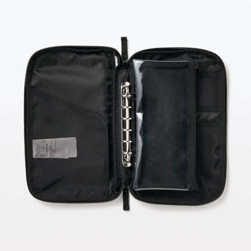 MUJI NDG11A3A Collection Case A5 Slim, Black, Approx. Width 10.4 x Height 6.1 x Depth 1.0 inches (265 x 155 x 25 mm)