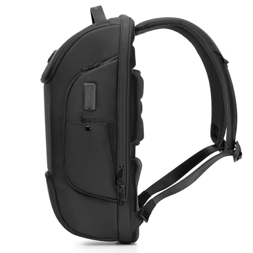 Traveler's Choice Breenon 19-Inch Laptop Backpack with USB Port, Black