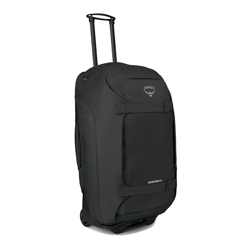 Osprey Sojourn 28"/80L Wheeled Travel Backpack with Harness, Black