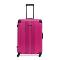 Kenneth Cole REACTION Out of Bounds Lightweight Hardshell 4-Wheel Spinner Luggage, Magenta, 28-Inch Checked