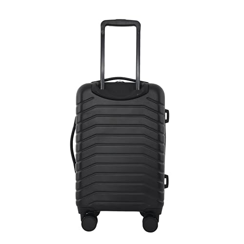 Wrangler Trunk Spinner Suitcase Set, Black, 2 Luggage & 2 Packing Cubes