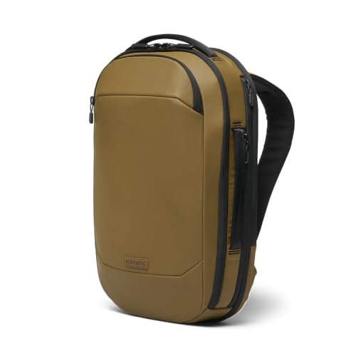 NOMATIC Navigator RS Pack 15L: 15L Premium Backpack w/ 6L Built-In Expansion - Water Resistant Anti Theft Backpack - Laptop Bag - Computer Backpack - Expandable Coyote Backpack