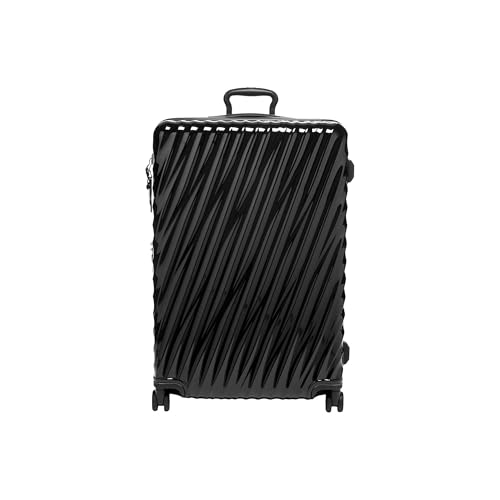 TUMI - 19 Degree Large Expandable Checked Luggage - 4-Wheels - Durable Hard Shell Zipper Expansion Checked Bag - Suitcase - Black
