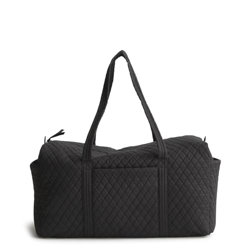 Vera Bradley Women's Premium Cotton Large Original Duffel Bag, Moonless Night, One Size