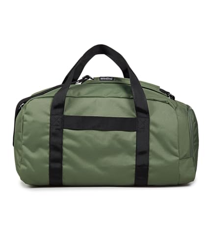 JanSport Weekender Medium Duffel - Travel or Gym Bag, Durable Weekender with Front Utility Pocket & Side Grab Handles - Cargo Green