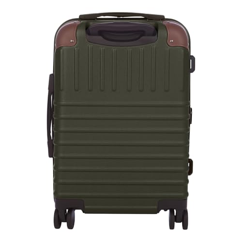 Eddie Bauer Strata Luggage | Hardside | Spinner Wheels | Expandable | Lightweight | Travel Essentials, Dark Forest, 22" (Carry-On)