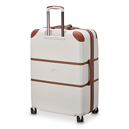 DELSEY PARIS Chatelet Air 2.0 - Hardside Checked Luggage 28 Inch Large - TSA Lock - 360° Spinner Wheels- Polycarbonate Travel Suitcase, Angora