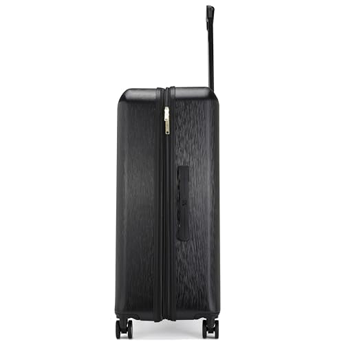 Badgley Mischka Diana Expandable Chic 3-Piece Luggage Set with Spinner Wheels - Black