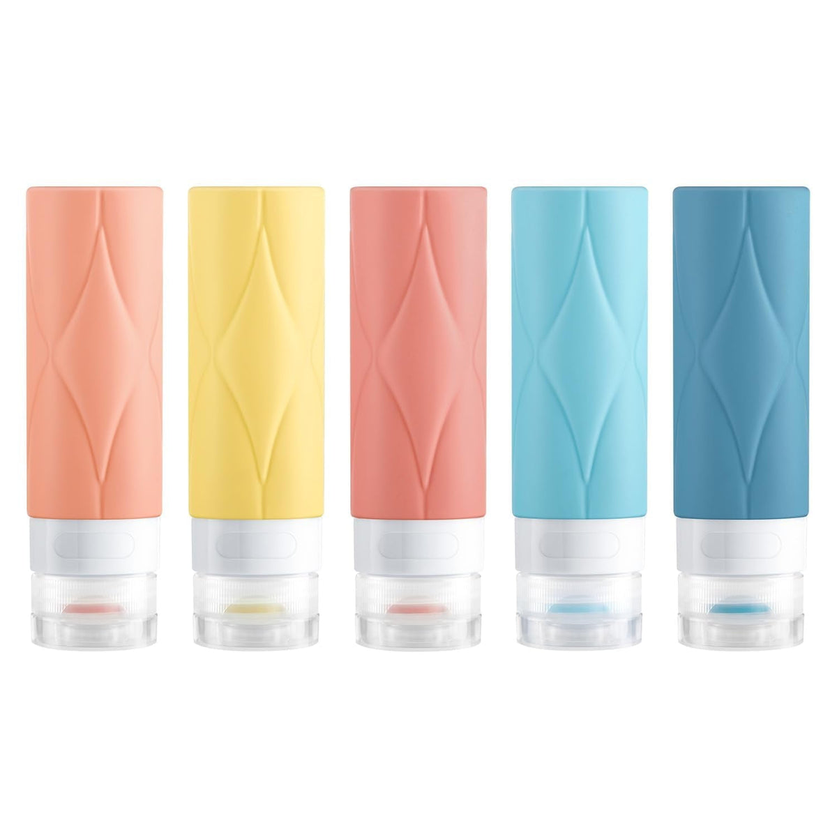 4 Pack Travel Bottles,Leak Proof TSA Approved Travel Size Containers (60ML 5PACK)