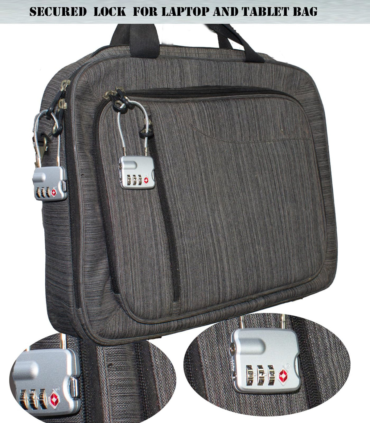 4 Pack TSA Approved Luggage Lock for Suitcases, Backpack, and Baggage with Zinc Alloy Body