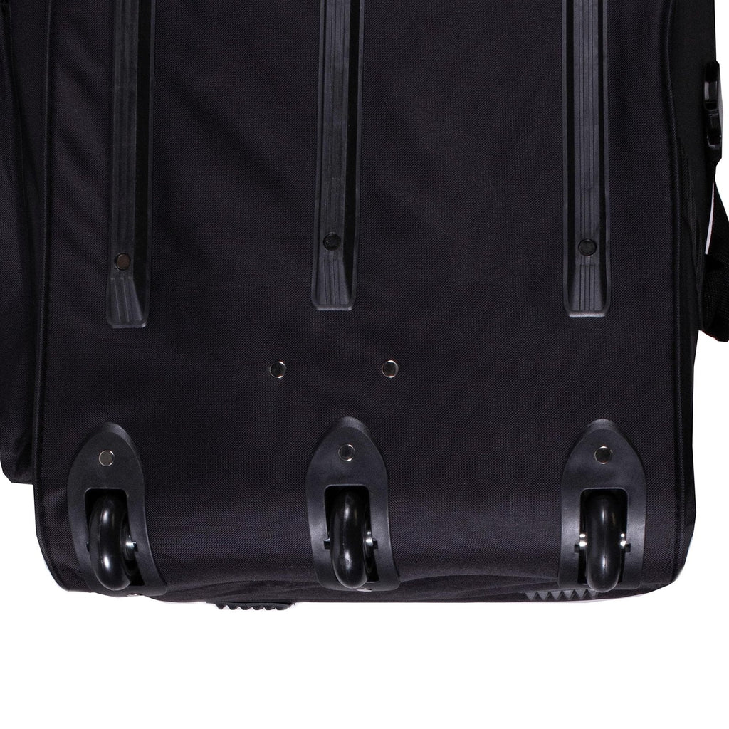 40" Black Heavy Duty Polyester Large Rolling Duffel Bags/travel/duffle on Wheel