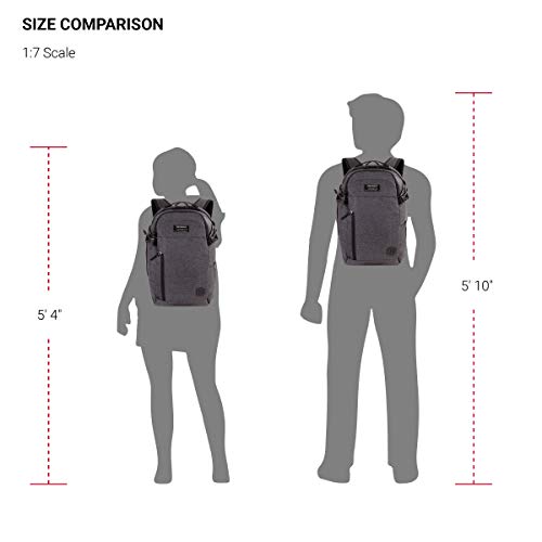SwissGear Hybrid Travel Laptop Backpack, Heather Grey, 18-Inch