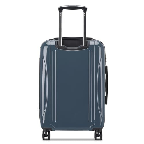 DELSEY PARIS Helium Aero Hardside Expandable Luggage with Spinner Wheels, Orion Blue, Carry-On Plus 21 Inch