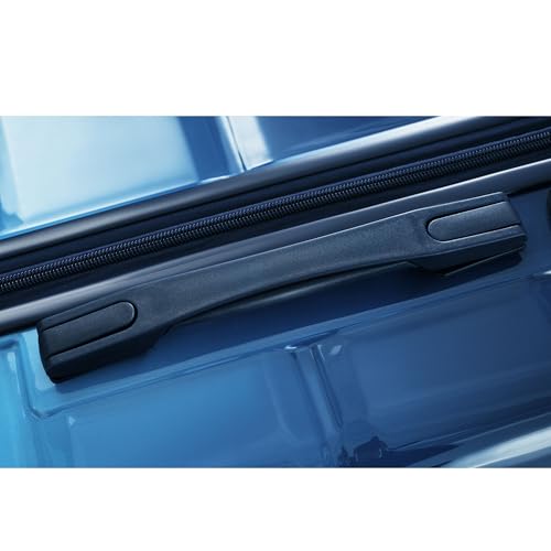 Merax 3 Piece Luggage Set ABS PC Hardside Lightweight Suitcase Sets Spinner Wheels Suitcase with TSA Lock, 20 inch Airline Certified Carry on Luggage with USB Port, 20" 24" 28", Gradient Blue