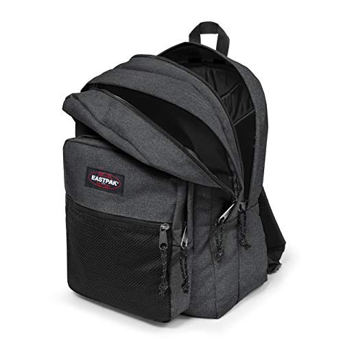 Eastpak Pinnacle Backpack - Bag For School,Travel, Work, or Bookbag - Black Denim