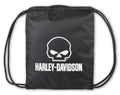 Harley-Davidson Willie G Skull Logo Rugged Polyester Quick-Draw Backpack - Black