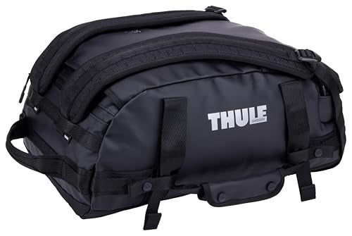 Thule Chasm 30L Duffel - Wide Opening for Easy Packing - Converts to Backpack - Internal mesh Pockets - Padded Bottom - Lockable Zippers - 100% Recycled Fabric, Webbing and mesh