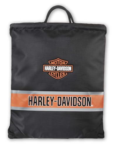 Harley-Davidson Vintage Bar & Shield Quick-Draw Polyester Backpack - Black