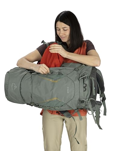 Osprey Kyte 48L Women's Backpacking Backpack with Hipbelt, Elderberry Purple, WM/L