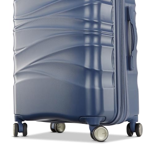 American Tourister Cascade Hardside Luggage with Spinner Wheels, 2PC SET 20/24, State Blue