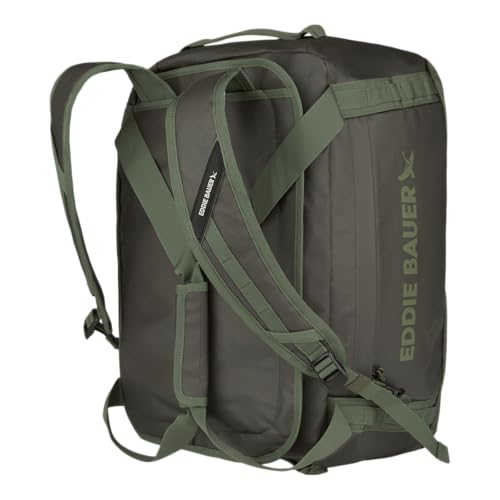 Eddie Bauer Maximus Convertible Duffel Bag | 40L | Travel | Outdoor Gear | Convertible Backpack | Weather-Resistant | Durable | Rugged - Spruce