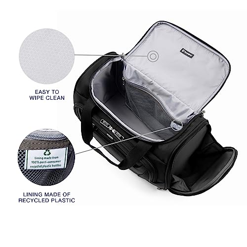 Travelpro Maxlite 5 Softside Lightweight Underseat Carry-On Travel Tote, Overnight Weekender Bag, 18-Inch — Black