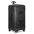 Traveler's Choice Maxporter II Polycarbonate Hardside Trunk with Spinner Wheels, Black, 31-Inch Large Trunk