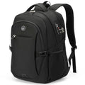 SHRRADOO Anti Theft Laptop Backpack Travel Backpacks with Combination Lock for Women Men College Backpack Computer Bag Fits 17 Inch Laptop,Black