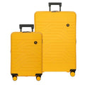 Bric's B|Y Ulisse Set of 2 Luggages with Spinner Wheels – Carry-On Airline Approved and Checked Expandable Lightweighted Hard Shell Suitcases, TSA Combination Lock - 21 Inch & 30 Inch, Mango