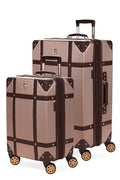 SwissGear 7739 Hardside Luggage Trunk with Spinner Wheels, Blush, 2-Piece Set (19/26)
