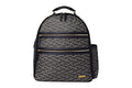 Skip Hop Greenwich Easy Access Diaper Bag Backpack with Changing Pad and Stroller Straps, Deco Saffiano