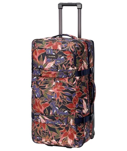 Dakine Split Roller 85L Travel Suitcase Bag, Dark Stargazer with Floral Design