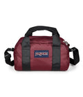 JanSport Weekender Mini Duffel - Travel or Gym Bag, Durable Weekender with Side Grab Handles - Cherry Lacquer