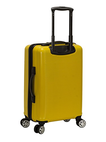 Rockland Horizon Hardside 3 Piece Spinner Wheel Luggage Set, (20"/24"/28"), Yellow