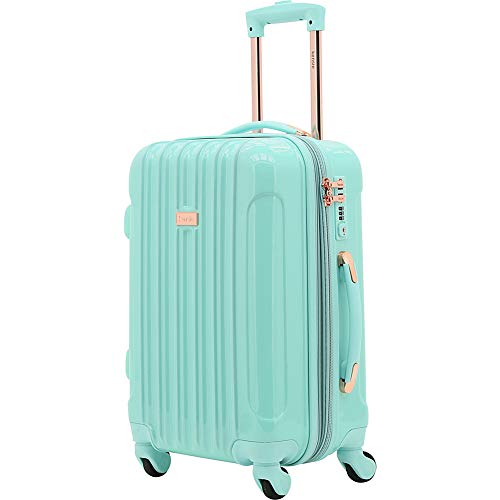 kensie 20" "Alma" Carry-On TSA-Lock Spinner Luggage, Opal