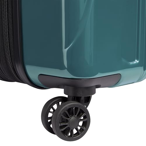 DELSEY PARIS Helium Aero Hardside Expandable Luggage with Spinner Wheels, Metallic Green, 2-Piece Set (21/28)