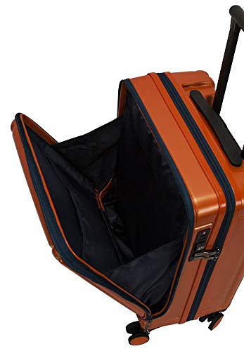 Rockland Tokyo Hardside 19" Laptop Polycarbonate Carry-on Spinner Luggage, Orange