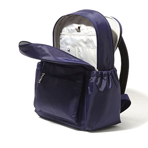 Baggallini Essential Laptop Backpack - 16x12 Inch Travel Backpack with 16" Laptop Sleeve - Lightweight Luggage Backpack
