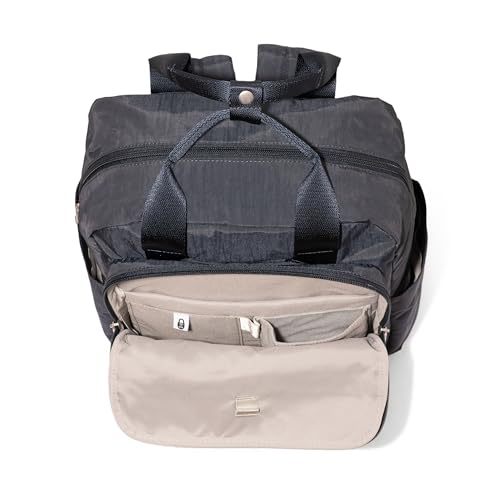 Baggallini Commuter Laptop Backpack - Lightweight 15x11 Travel Backpack w/RFID & Luggage Sleeve