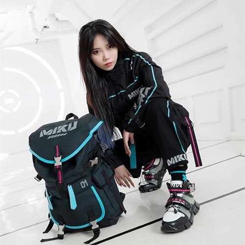 ZGTMSZ Anime Backpack Collaboration Series for Hatsune Miku, 22L Techwear Travel Backpack Daypack, Backpack for Women and Men