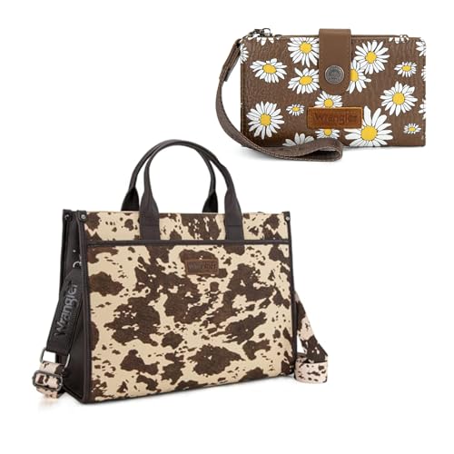 Wrangler Laptop Work Tote and Small Wristlet Wallet