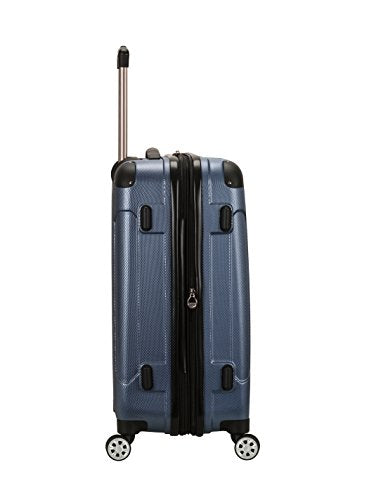 Rockland London Hardside 3 Piece Expandable Spinner Wheel Luggage Set, (20"/24"/28"), Blue