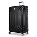 SKYWAY Nimbus 4.0 Hardside Spinner Luggage (Black, Checked-Large 28-Inch)