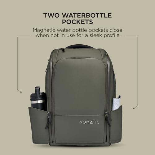 NOMATIC Backpack- Travel Carry On Backpack - Laptop Bag 20L - Water Resistant Travel Backpack - Traveling Carry On Backpack for Women and Men- Business Backpack - Personal Item Bag