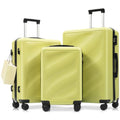 Hardside Luggage Sets, Lightweight Wave Suitcase with Spinner Wheels