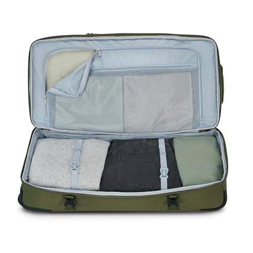 High Sierra Pathsetter Large Wheeled Rolling Duffle - Moss
