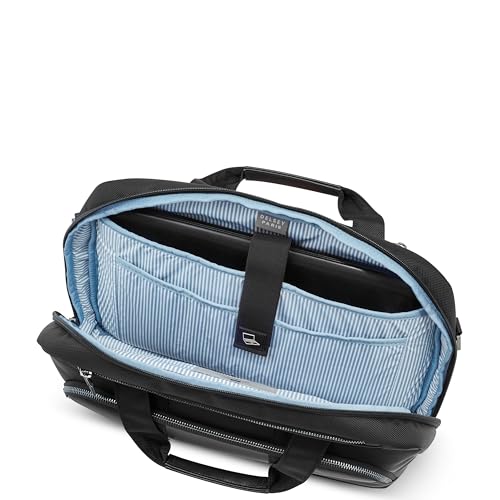 DELSEY PARIS Wagram Briefcase with Laptop Sleeve, Black